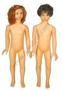 Plastik Çocuk Mankeni 100cm BEYAZ