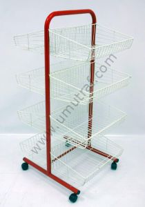 Çift Yönlü 4 katlı Sepet 50 cm